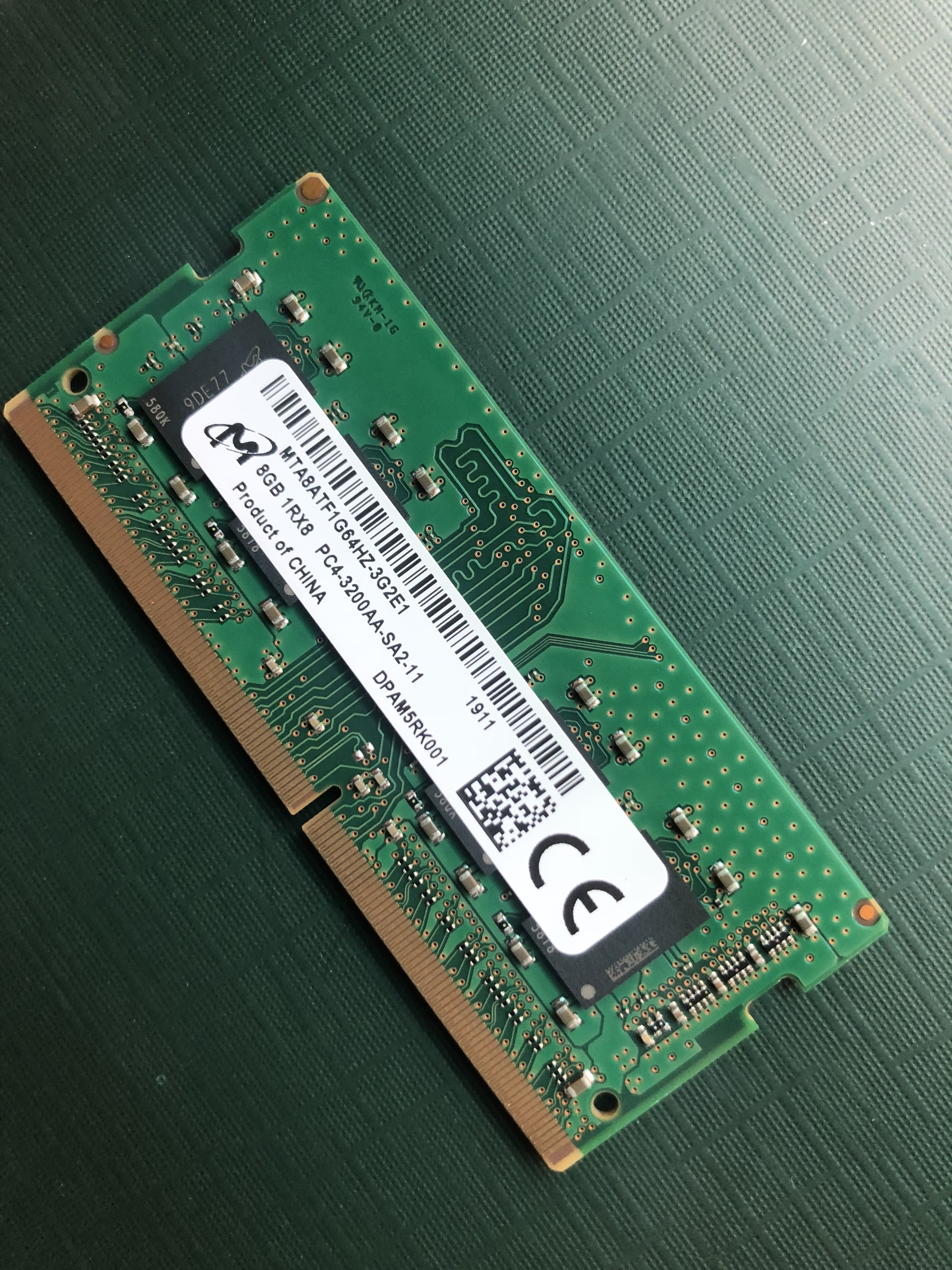 [HCM]Ram LAPTOP - Micron Mỹ - 8GB Laptop Bus 3200 - 3G2E1