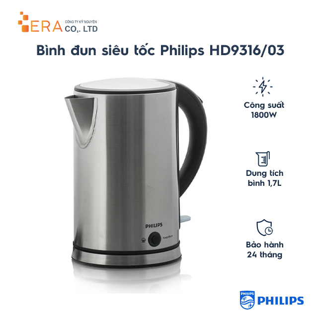 Bình đun siêu tốc Philips HD9316