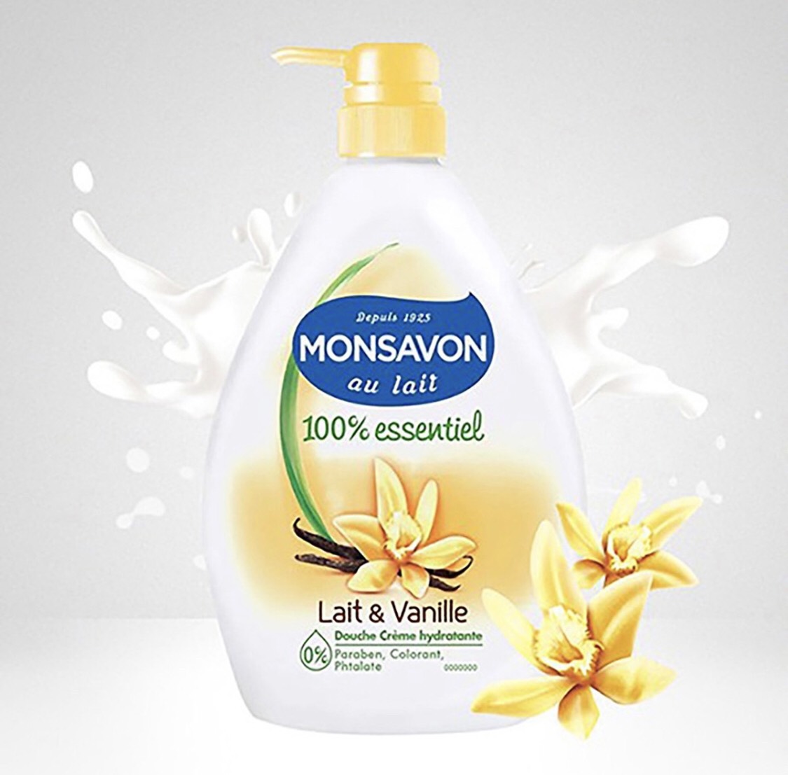 Sữa Tắm Monsavon Chiết Xuất Sữa & Hoa Vani (1L)