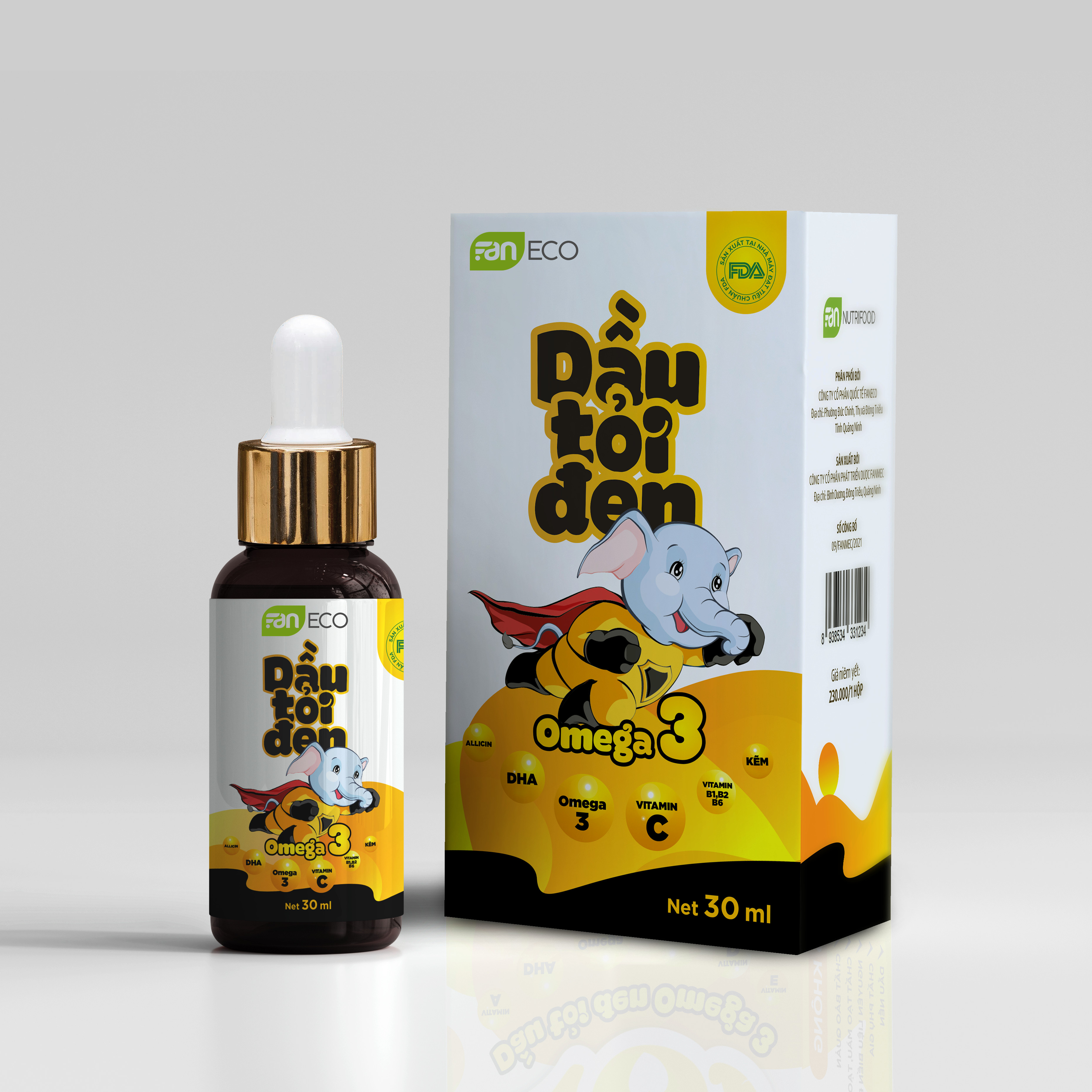 Dầu tỏi đen omega 3