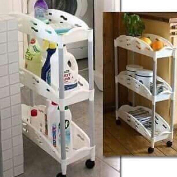 kệ 3 tầng có bánh xe