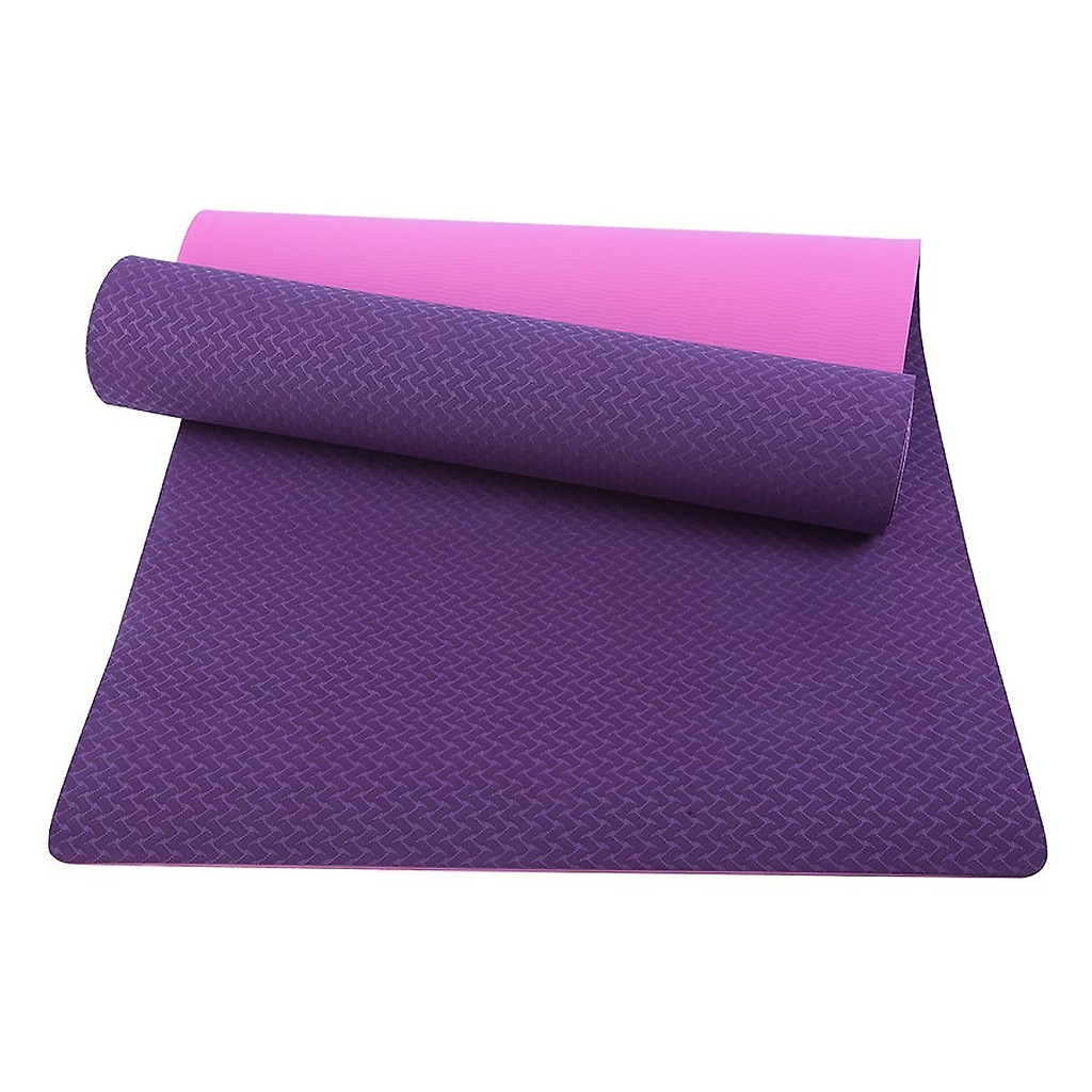 Thảm tập yoga TPE 2 lớp dày dặn, siêu bền, an toàn và chống trơn trượt