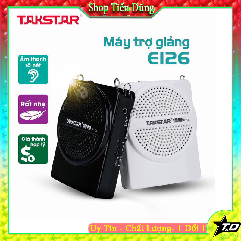 Takstar E126 loa mic Máy trợ giảng takstar E126 mini cao cấp hướng dẫn viên Giáo viên loại có dây bán hàng