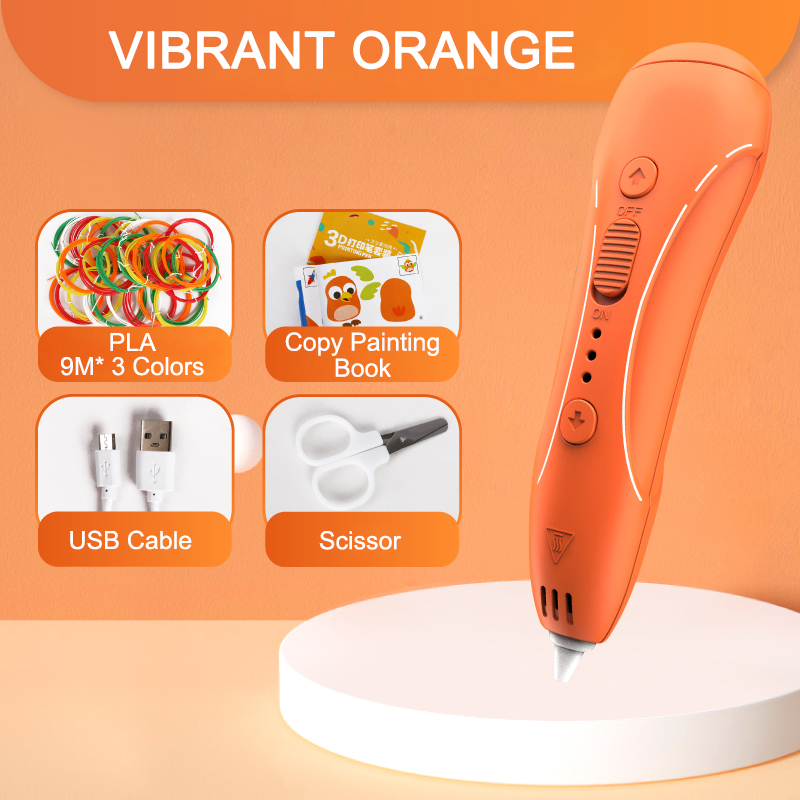 Bút In 3D Nhiệt Độ Thấp Tương Thích Với Trẻ Em Vẽ Tranh 3D DIY