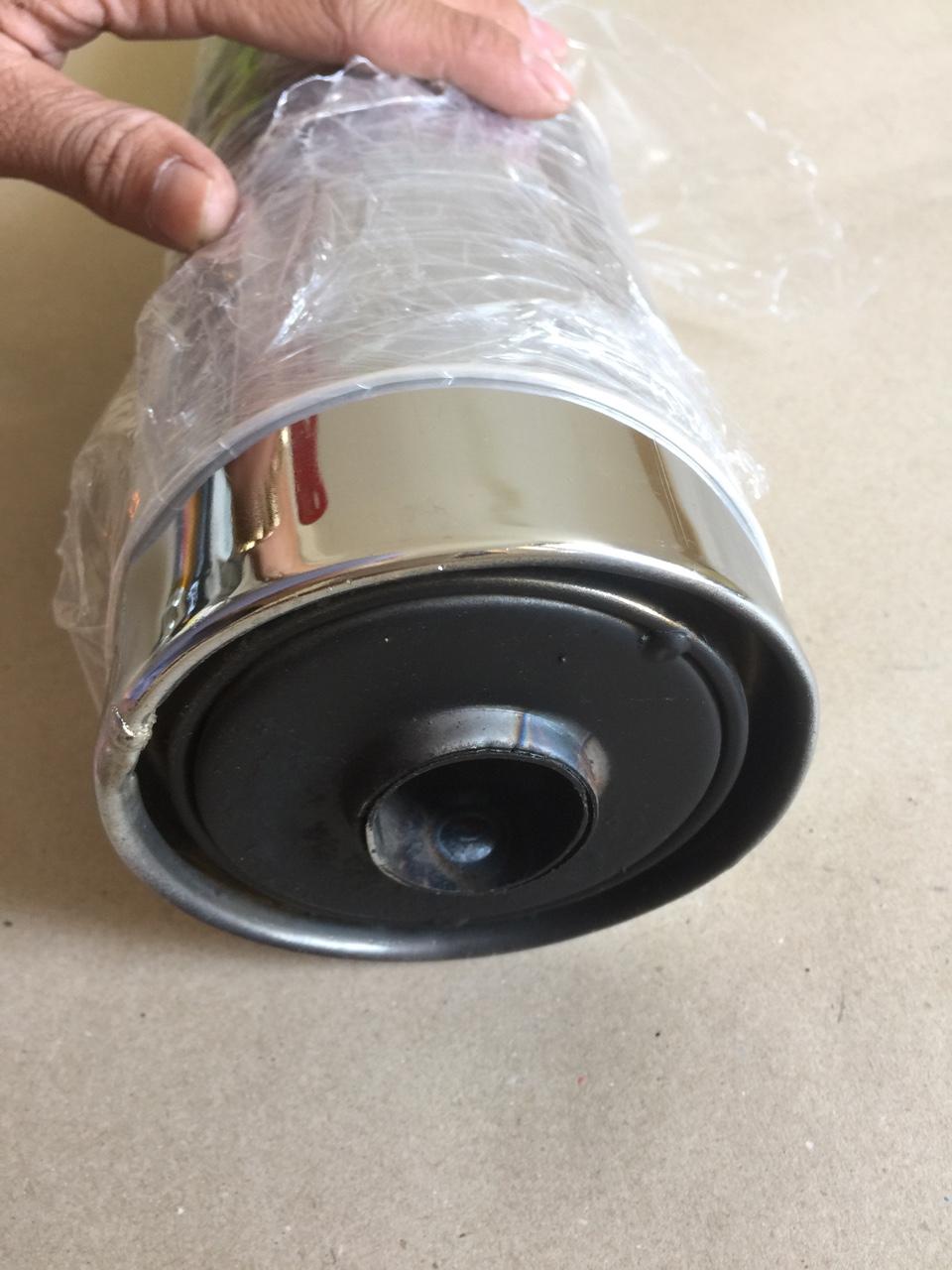 Pô xe Wave 110 chế sẵn cổ inox 7 khúc lắp vừa vặn cho Wave, Dream