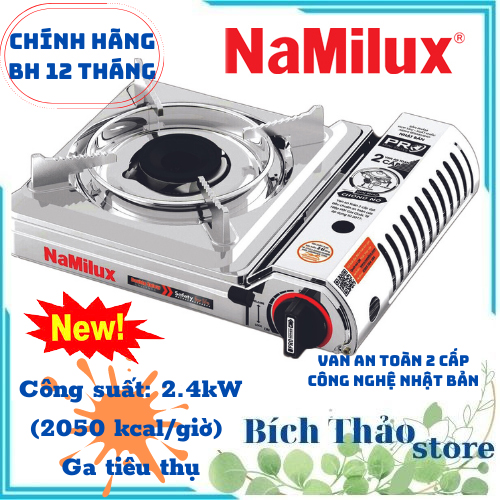 Bếp ga mini namilux na-199as-vn 100% inox cao cấp ,bếp ga du lịch cao cấp bảo vệ an toàn cho bạn.