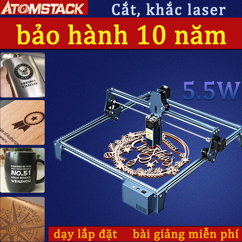 SCULPFUN S9 EU máy khắc laser mini 90W máy cnc mini khắc gỗ 410x420mm laser engraving machine máy khắc lazer máy cắt laser kim loại mini