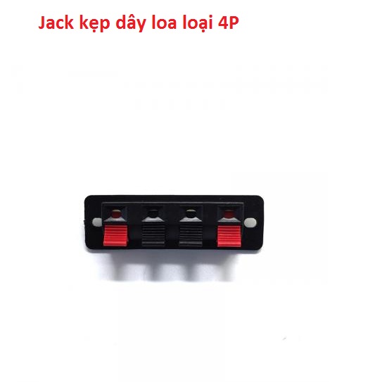 Cặp Jack Kẹp Dây Loa 4P