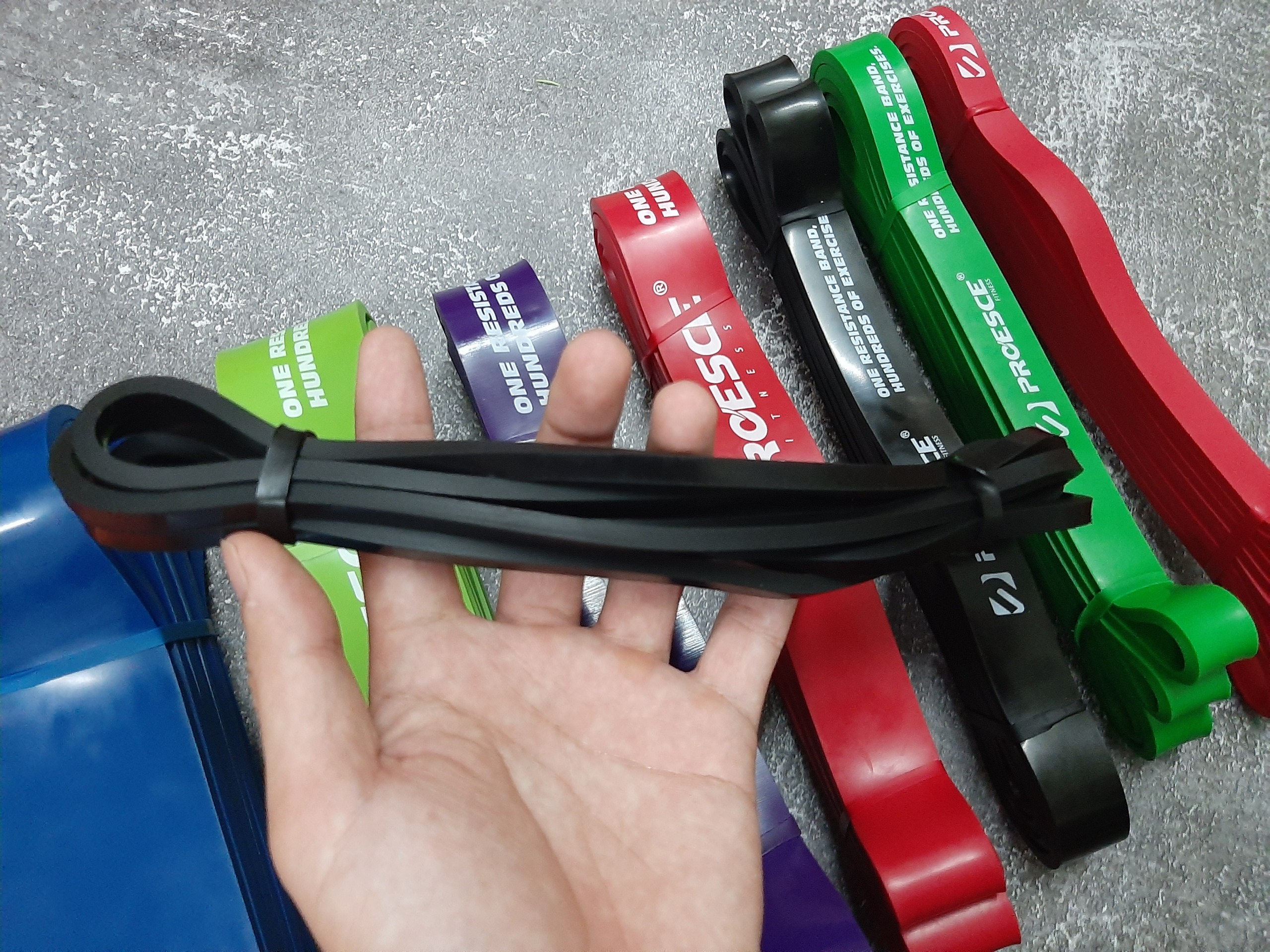 Dây Kháng Lực Powerband, Dây Cao Su Tập Toàn Thân Process