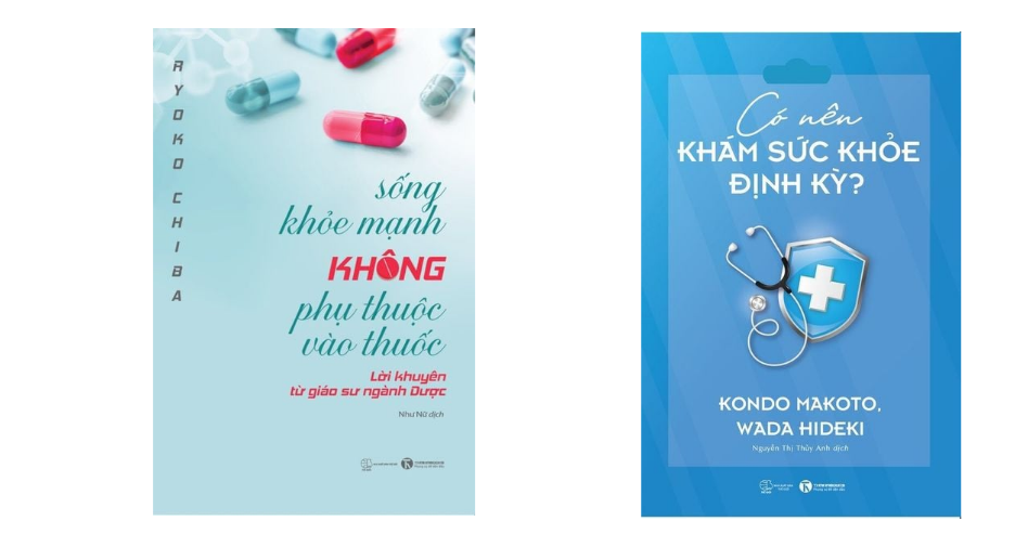 Sách Combo Sống khỏe mạnh không phụ thuộc vào thuốc+Có nên khám sức khỏe định kỳ?