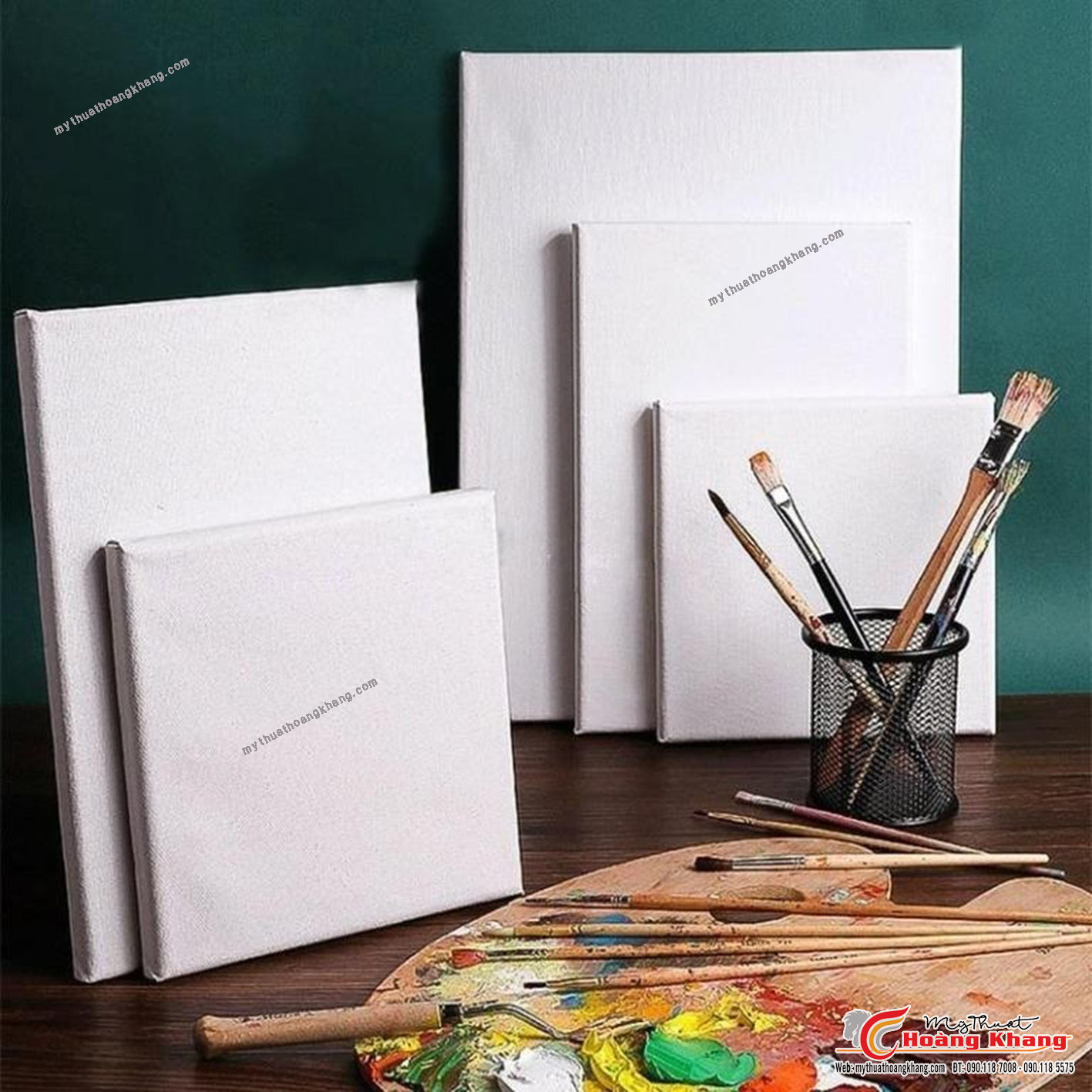 Vải vẽ tranh , toan vẽ tranh sơn dầu , sơn axilic , màu nước căng sẵn lên khung , kích thước 30cm x 60cm - 50cm x 50cm, 60 x 60