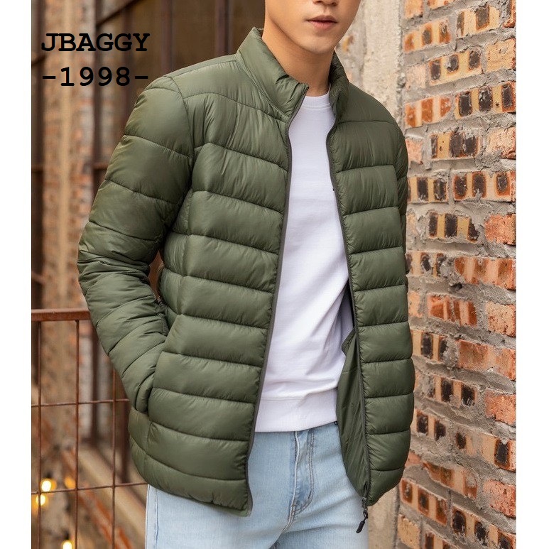Áo phao lông vũ nam JBAGGY , Áo phao siêu nhẹ chất lông vũ nam, áo phao cản nước cản gió