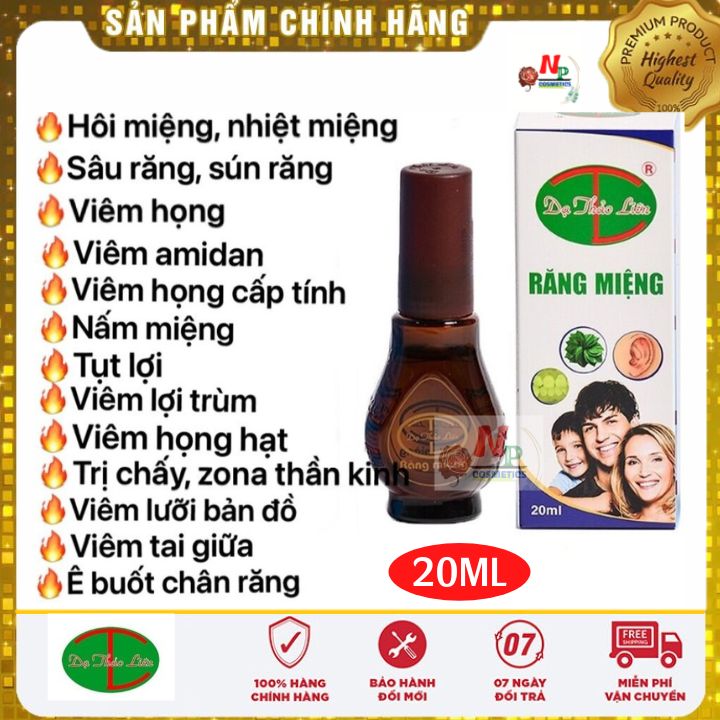 Tinh Dầu Dạ Thảo Liên Chai 20Ml - hàng chuẩn công ty - hết đau sâu - hôi miệng