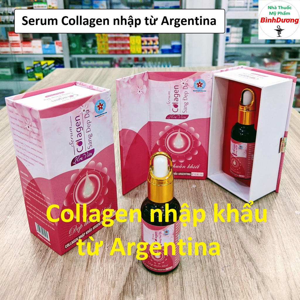 Serum Collagen Sáng Đẹp Da Hoa Viên 30ml - Collagen từ Argentina - [CHÍNH HÃNG]
