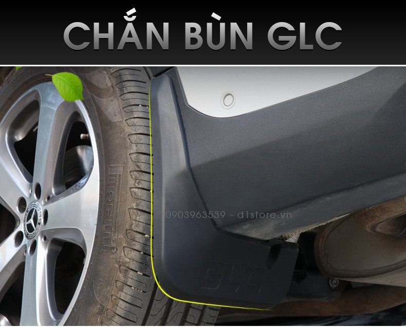 Tấm chắn bùn bánh xe mercedes glc class - cho các dòng xe glc200, glc250, glc300