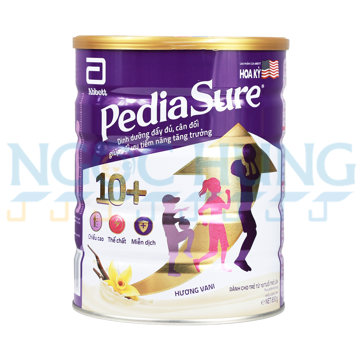 Sữa bột abbott pediasure 10+ 850g