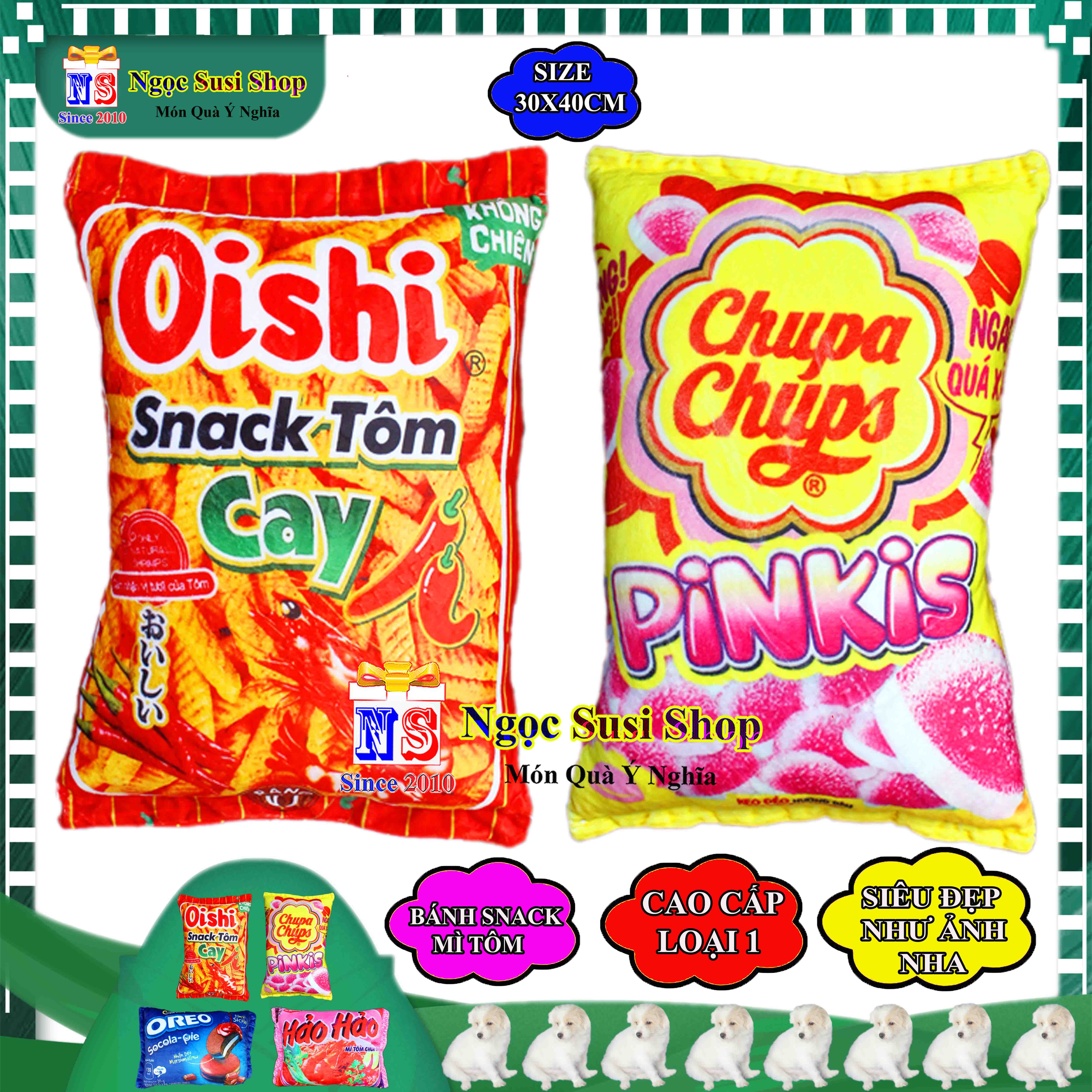 Snack Oishi vị cà chua 40g