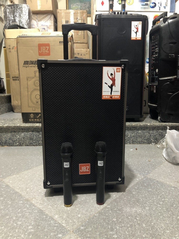 Loa jbz 109 bass 3 tất tặng 2 micro không dây - jbz109