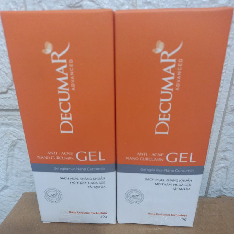 Decumar gel 20g bôi mụn thâm ngừa sẹo và tái tạo da
