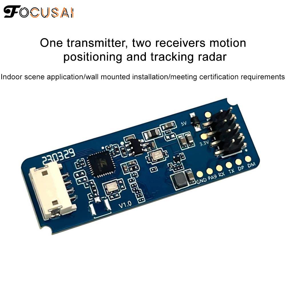 FocusAi HLK-LD2450 Mô-đun Radar cảm biến sự hiện diện của con người chuyển động mô-đun Radar cảm biến không tiếp xúc cảm biến Bộ dò giám sát