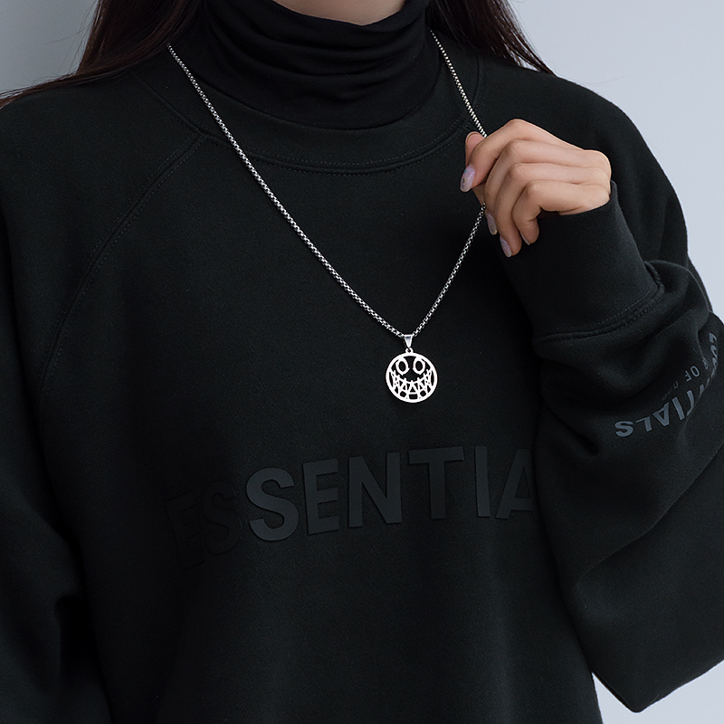 Dây Chuyền Mặt Cười Ulzzang Unisex