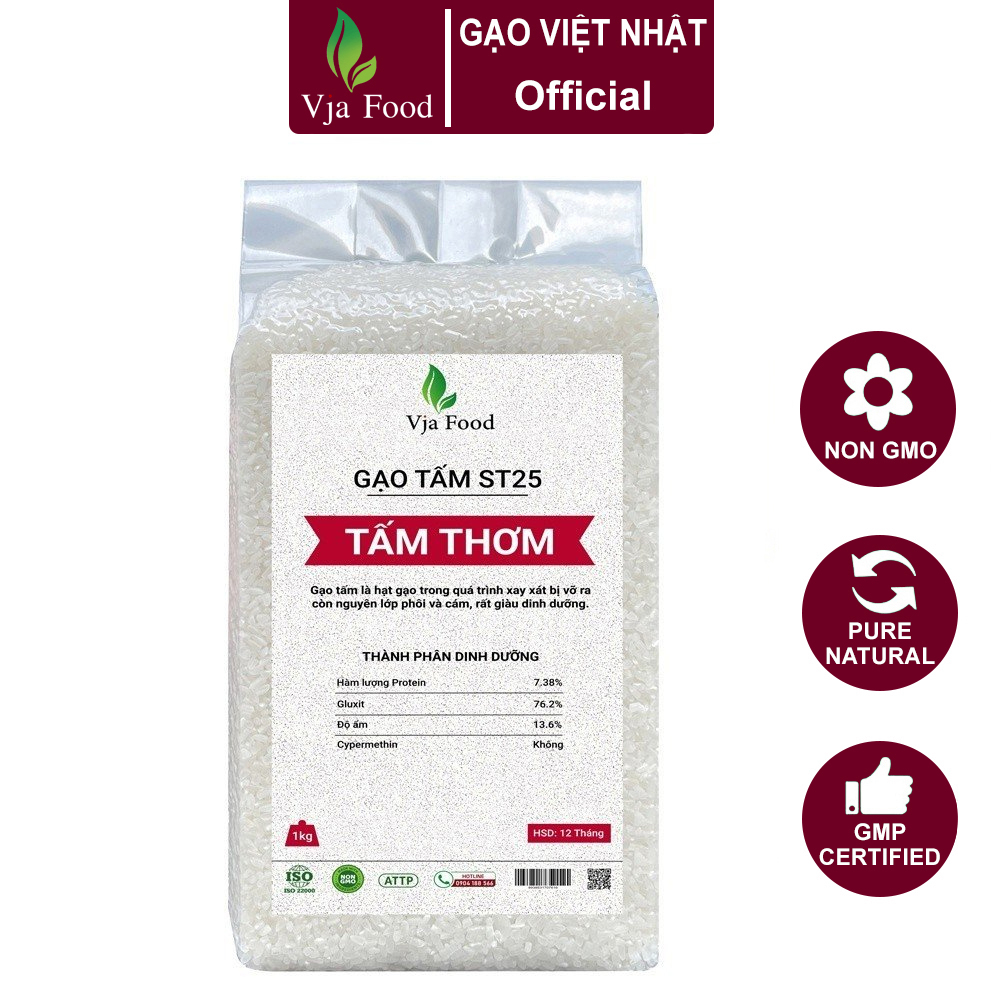 Gạo tấm thơm ông thọ - gạo tấm từ gạo st25 túi 1 kg