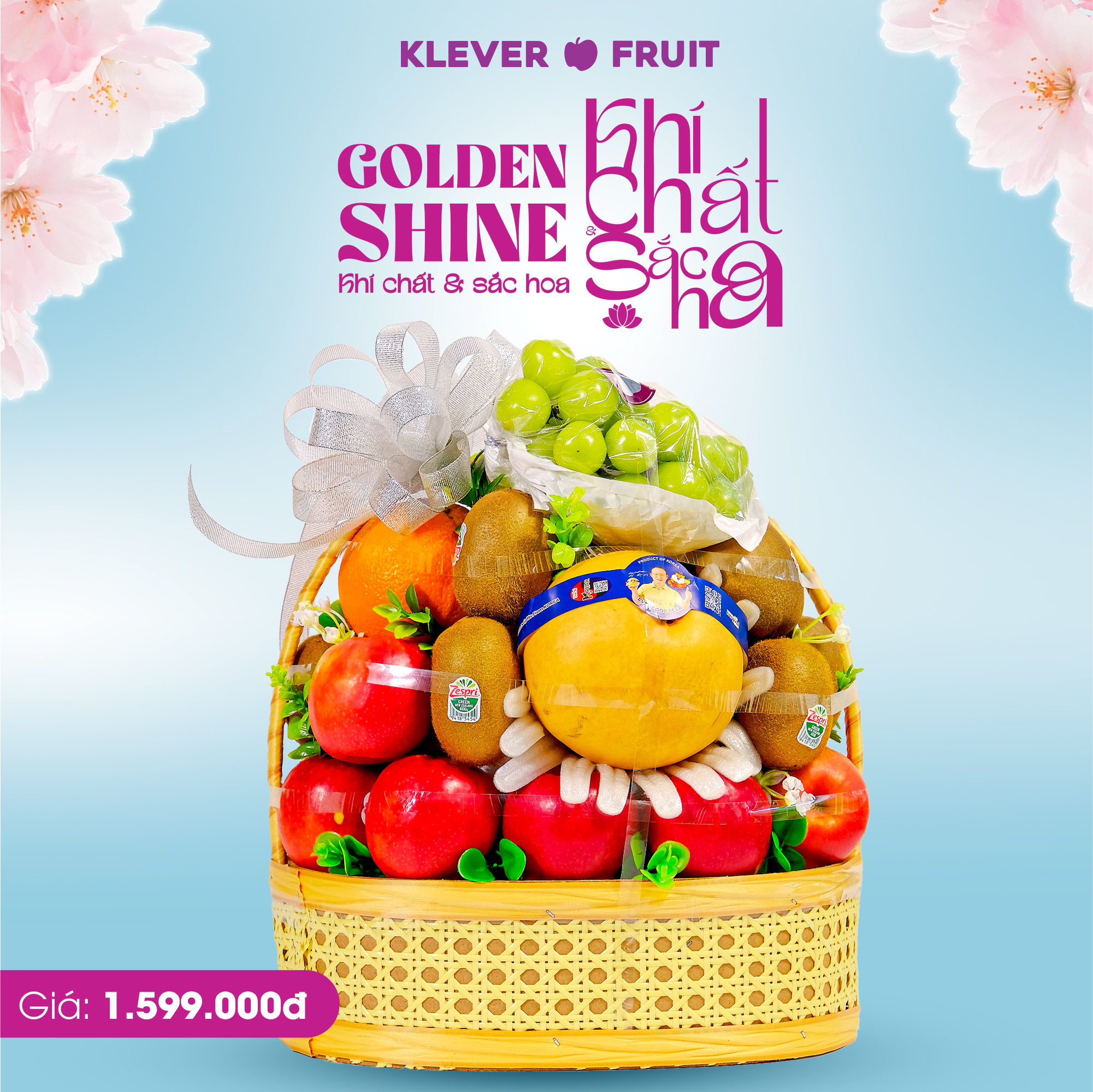 Giỏ quà trái cây 20/10 - Khí Phách