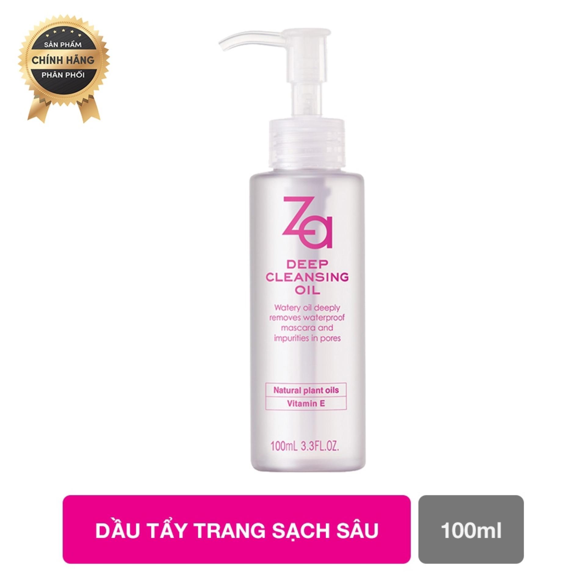 Dầu Tẩy Trang Sạch Sâu Za Deep Cleansing Oil N 100 Ml