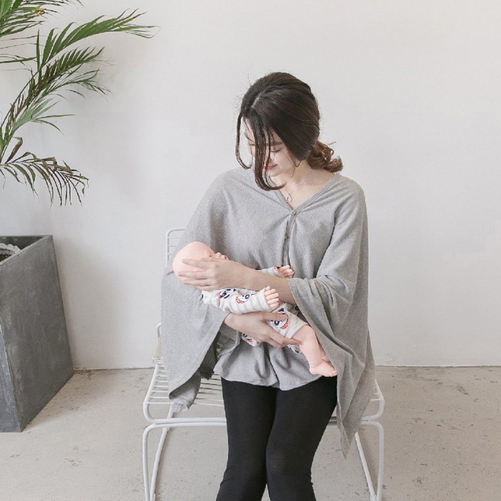 Áo choàng CAO CẤP che cho bé bú nơi công cộng [Đơn giản, thời trang, tiện lợi] - Shop Babe K