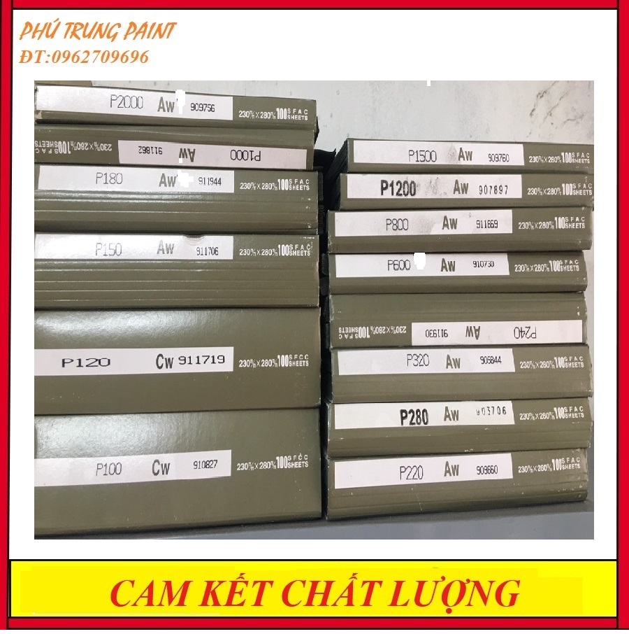 GIẤY NHÁM NHẬT KOVAX P800 DÙNG ĐỂ XẢ NHÁM BỀ MẶT CẦN SƠN