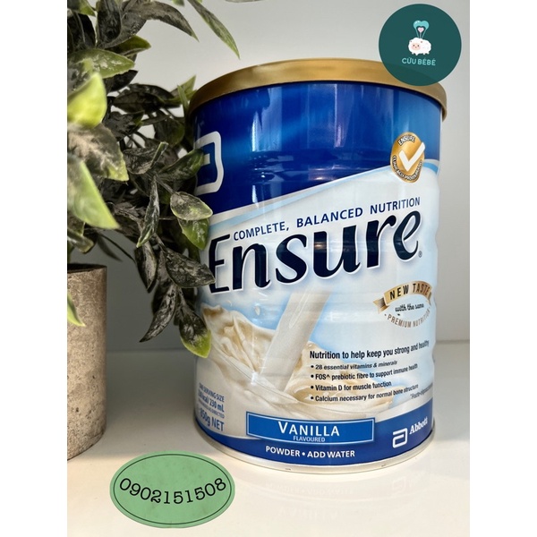 Sữa bột Ensure Úc hộp 850gr date T10/2023