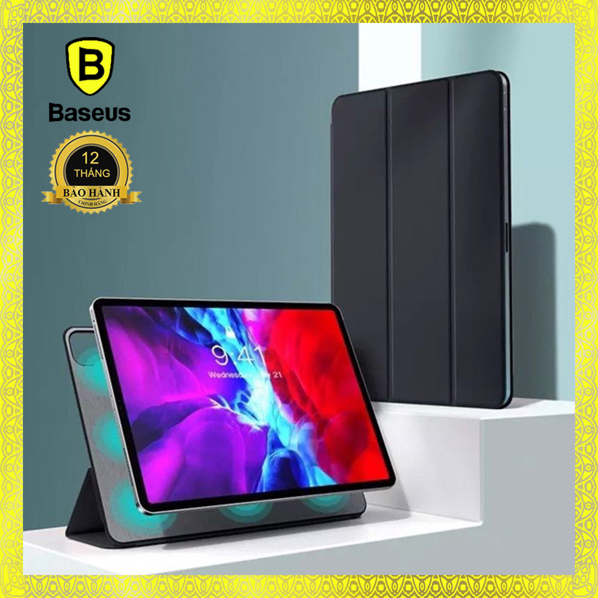 Bao da nam châm Baseus Simplism Magnetic Leather Case dùng cho iPad Pro 2020 (11’ và 12.9’, Magnetic Smart Case)