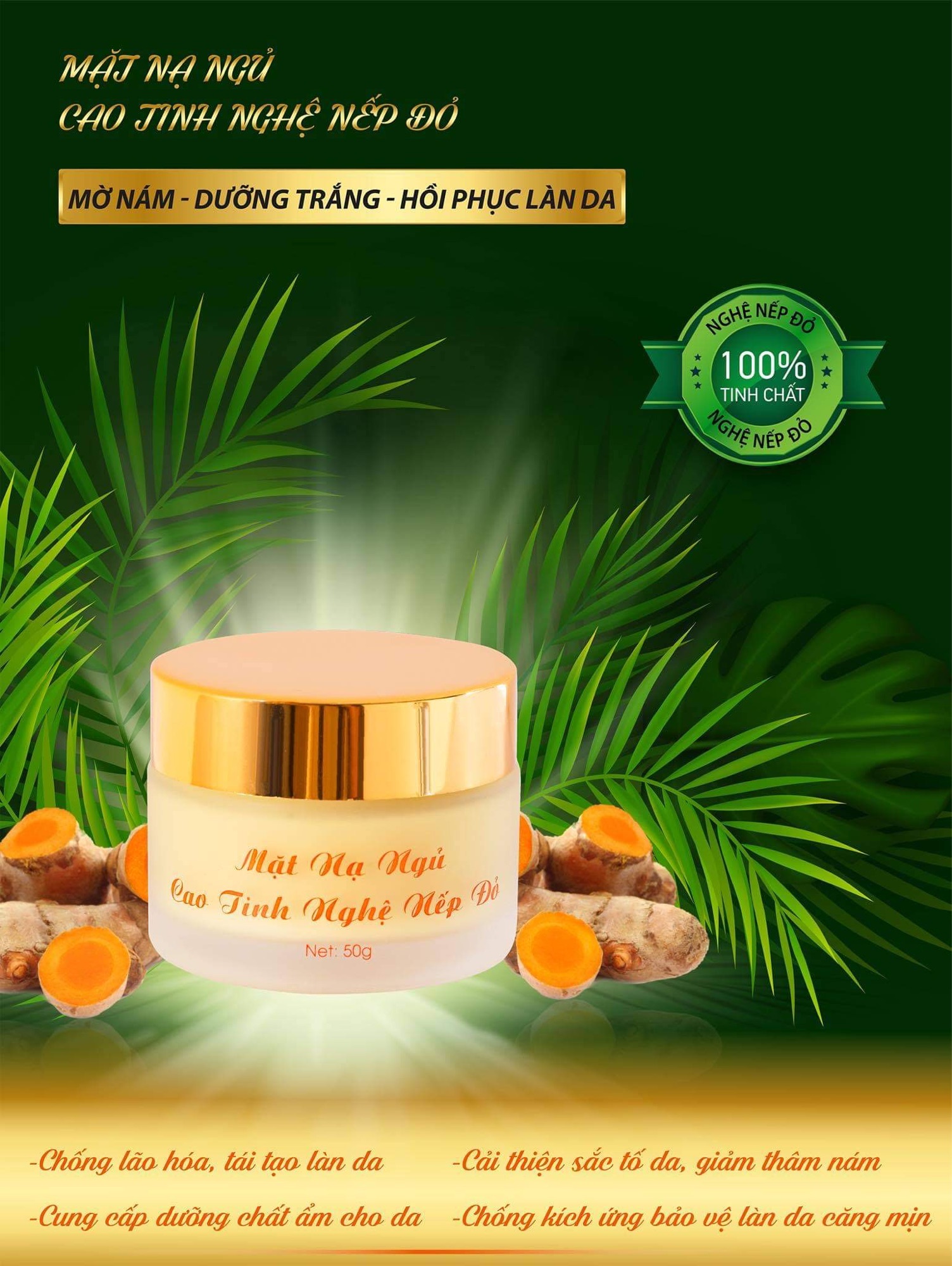 [HCM]Mặt nạ ngủ cao tinh nghệ nếp đỏ