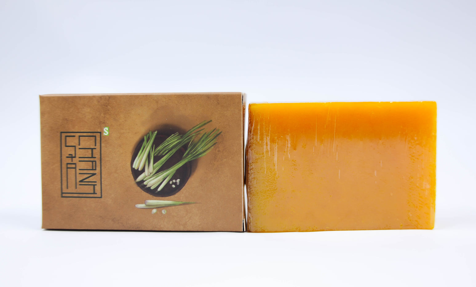 [HCM]Xà Bông Xà Phòng sinh dược - Chanh Sả (100gr) - Bena Organic - Xà bông thiên nhiên