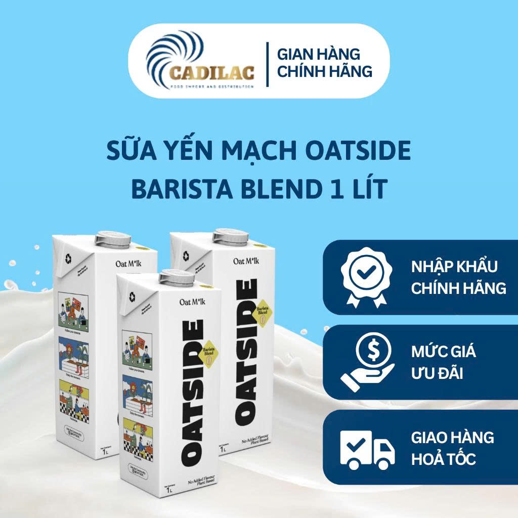 Sữa yến mạch OATSIDE Barista Blend 1 LÍT