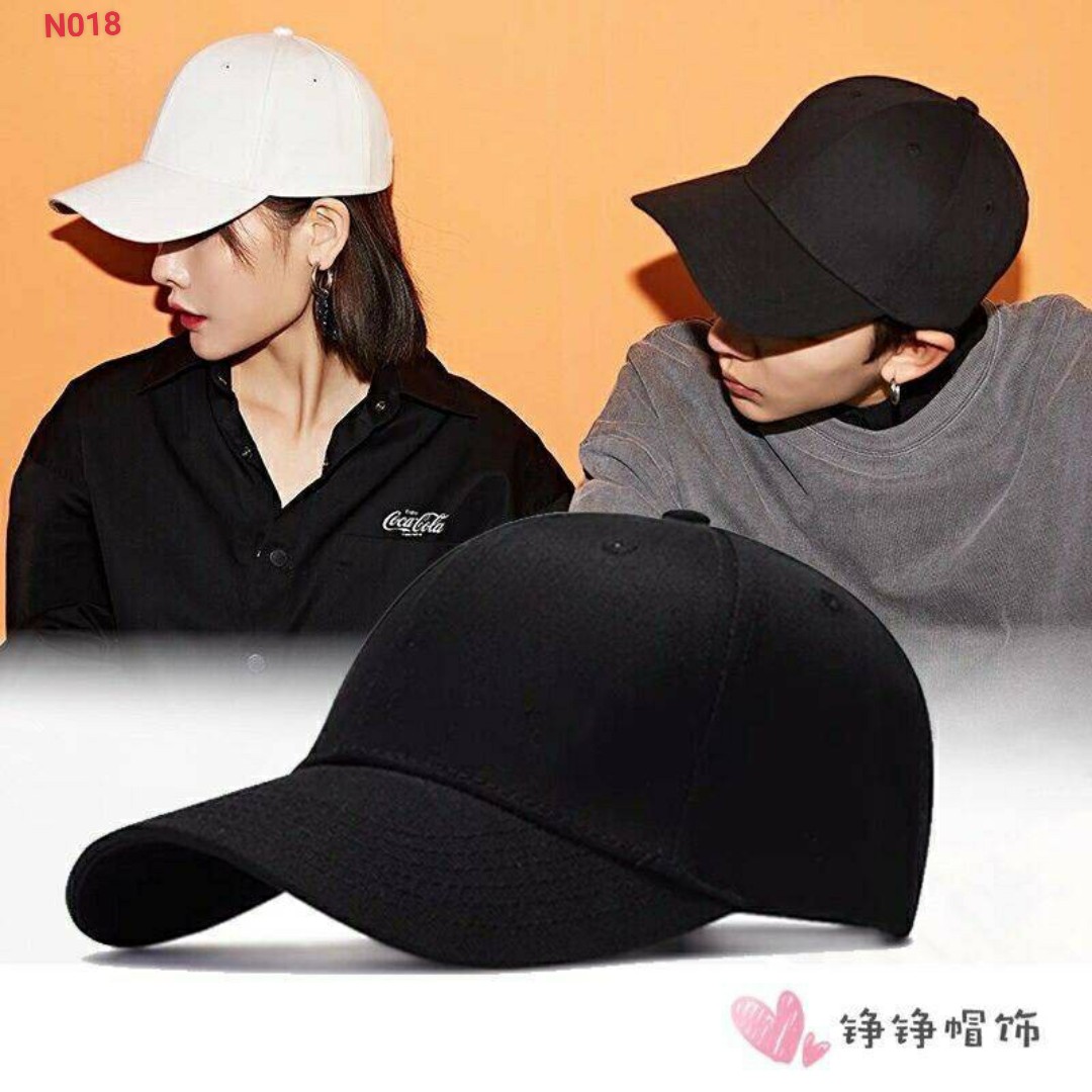 mũ nón lưỡi trai nam nón kết nữ mũ nữ giá rẻ nón kết trơn nhiều màu đen đỏ vàng trắng xanh hồng nón kết thời trang 1 màu chất kaki