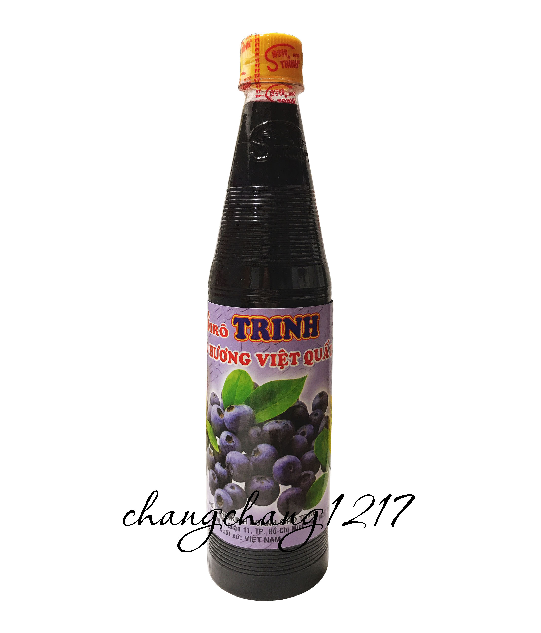 Siro trinh việt quất chai 600ml