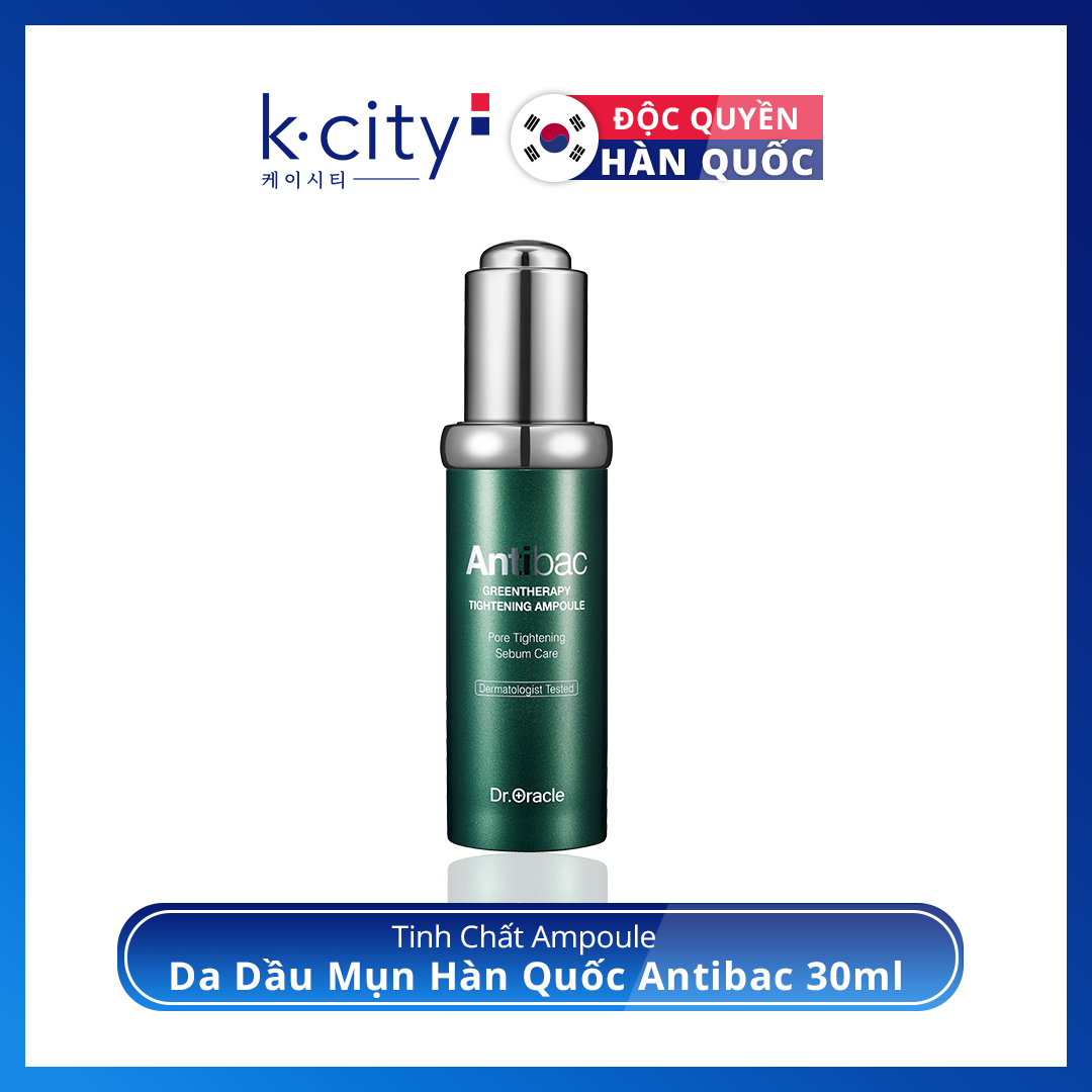 Tinh chất Ampoule Da Dầu Mụn Hàn Quốc Antibac 30ml