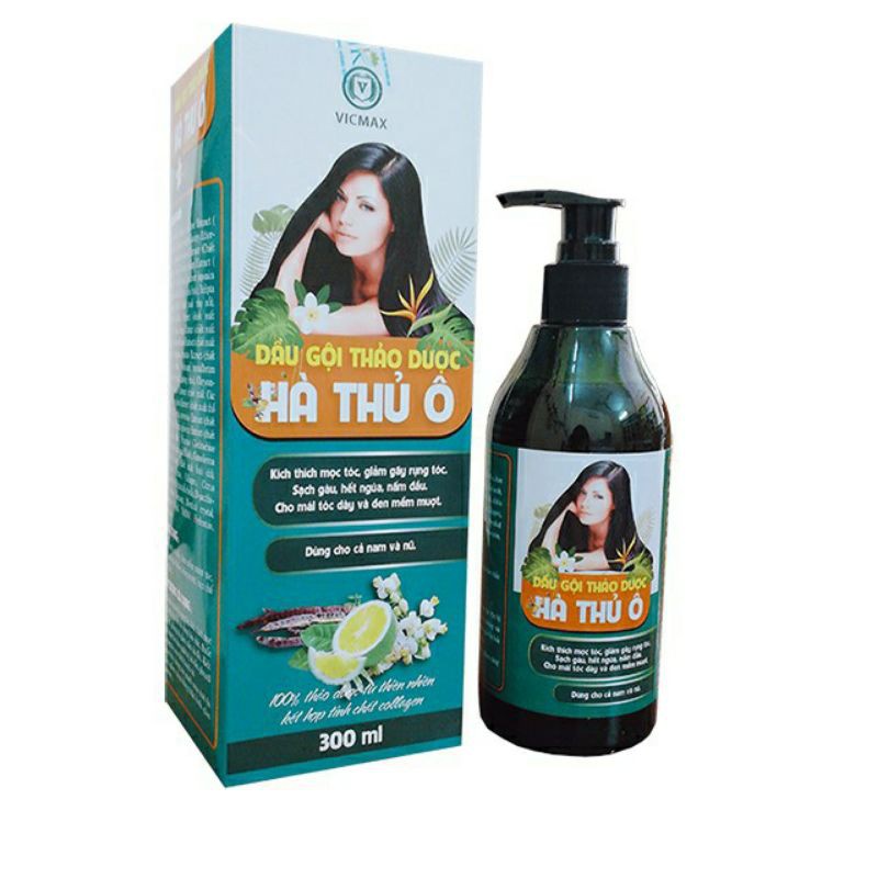 [Hoàn Tiền 10%] [HCM]DẦU GỘI THẢO DƯỢC HÀ THỦ Ô 300ML