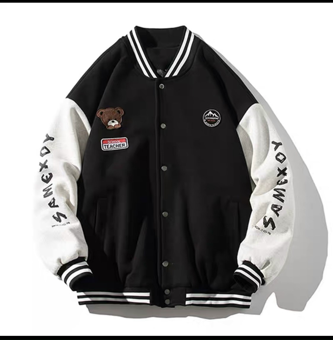 ÁO KHOÁC BOMBER BÓNG CHÀY FORM RỘNG CHO GIỚI TRẺ CỰC CHẤT GENZ