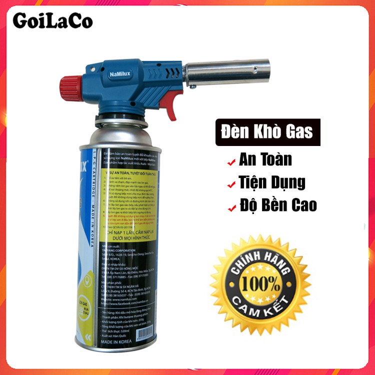 Đầu khò gas namilux tự động ts1719rn, khò ga cầm tay namilux ts1719rn