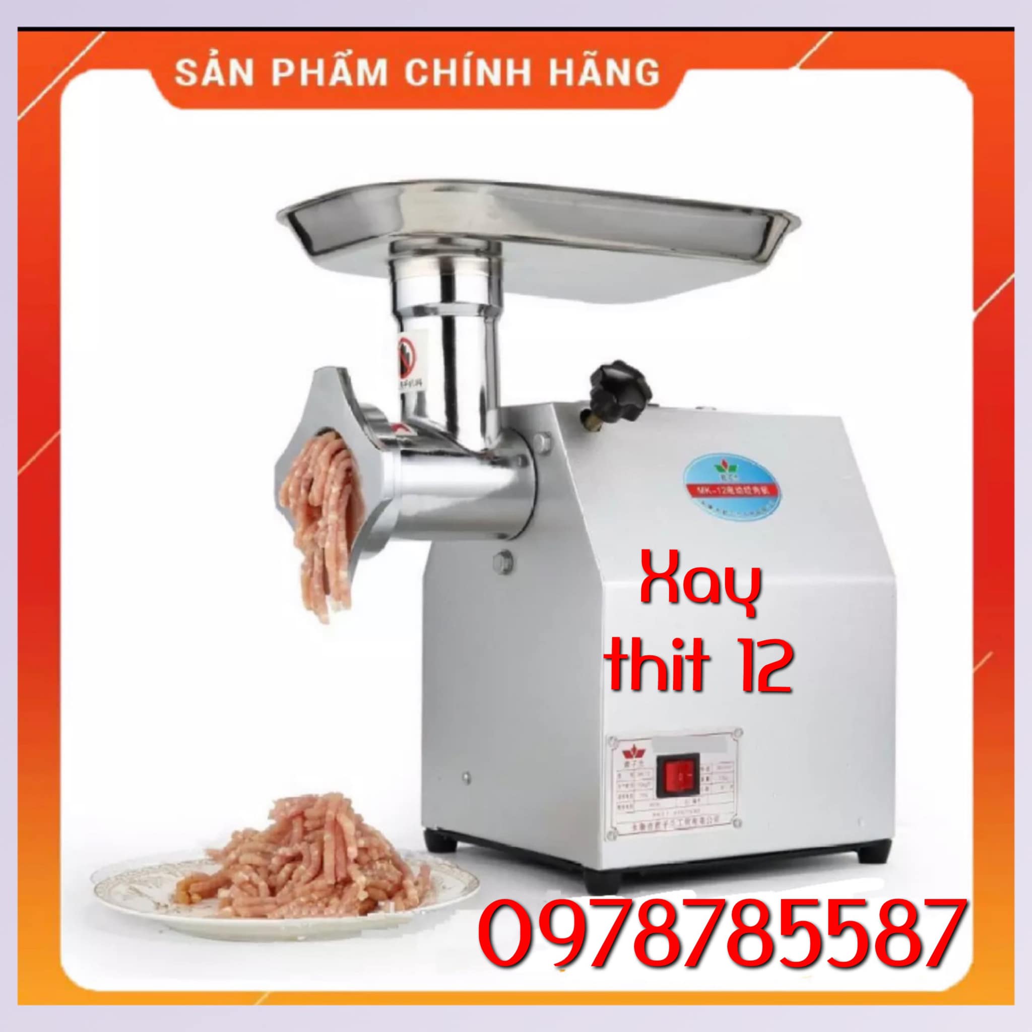 Máy xay thịt mk12, máy xay thịt 800w chuyên dùng kinh doanh