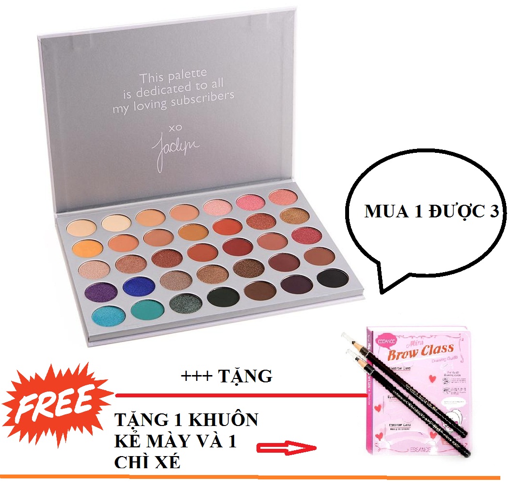 [HCM]Bảng phấn mắt 35 ô Morphe siêu đẹp ( TẶNG chì kẻ mày và khuôn kẻ mày)