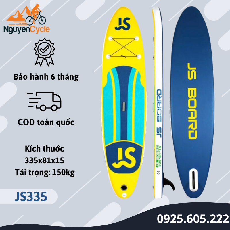 Js335 - js board - thuyền sup / ván chèo đứng bơm hơi