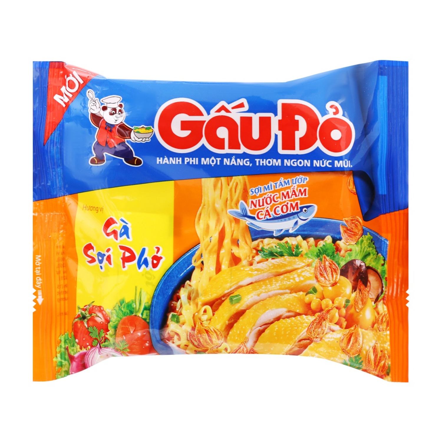 Mì Gấu Đỏ gà sợi phở gói 63g