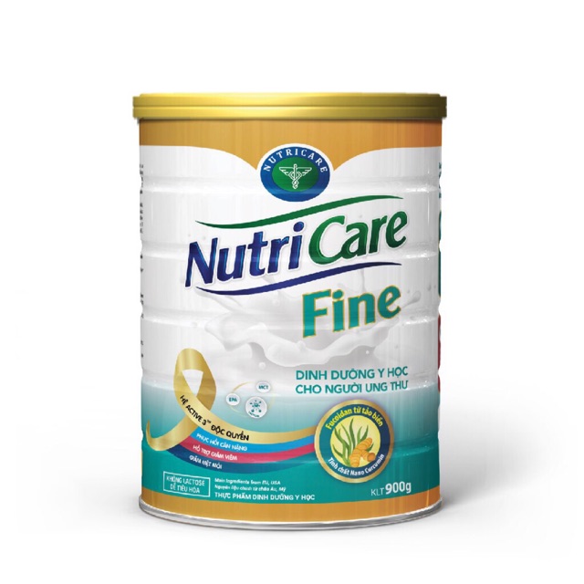 Sữa nutricare fine cho bệnh nhân ung thư 900g