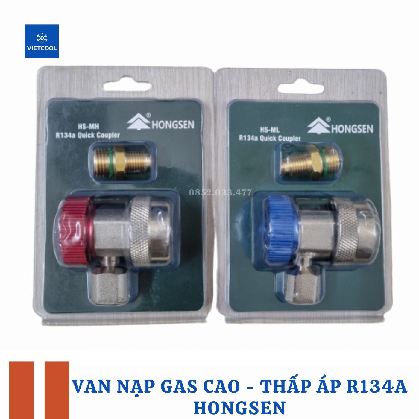 Van nạp gas R134a điều hòa ô tô Hongsen HSML HSMH