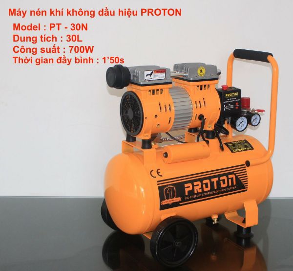 Máy Nén Khí Proton 30 Lít không dầu