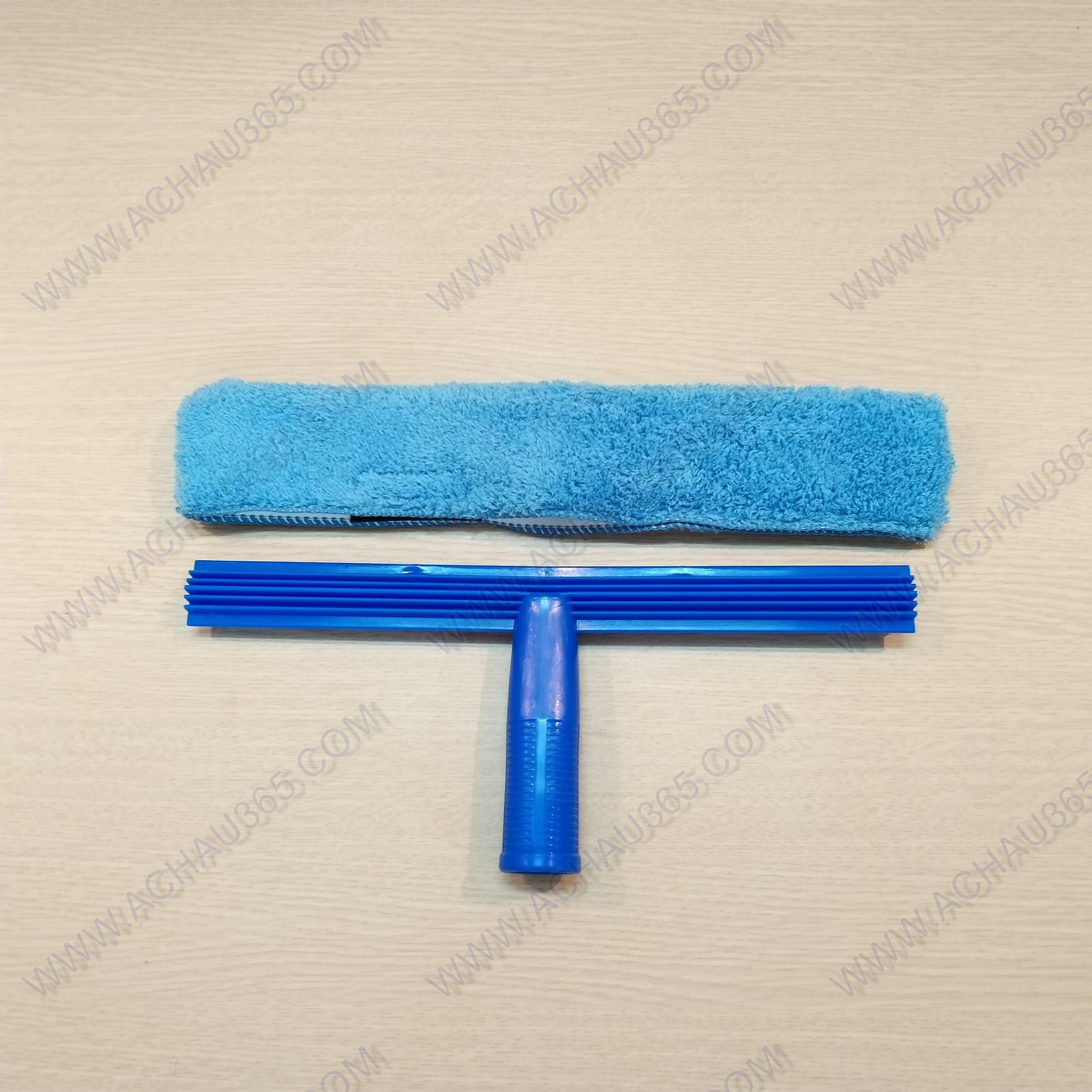 [HCM]Đầu lau kính bông tai thỏ sợi microfiber màu xanh 35cm - Asia Việt Nam