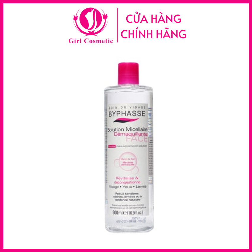 Nước tẩy trang Byphasse làm sạch sâu bên trong da,giúp bạn có làn da trắng hồng,sạch mụn